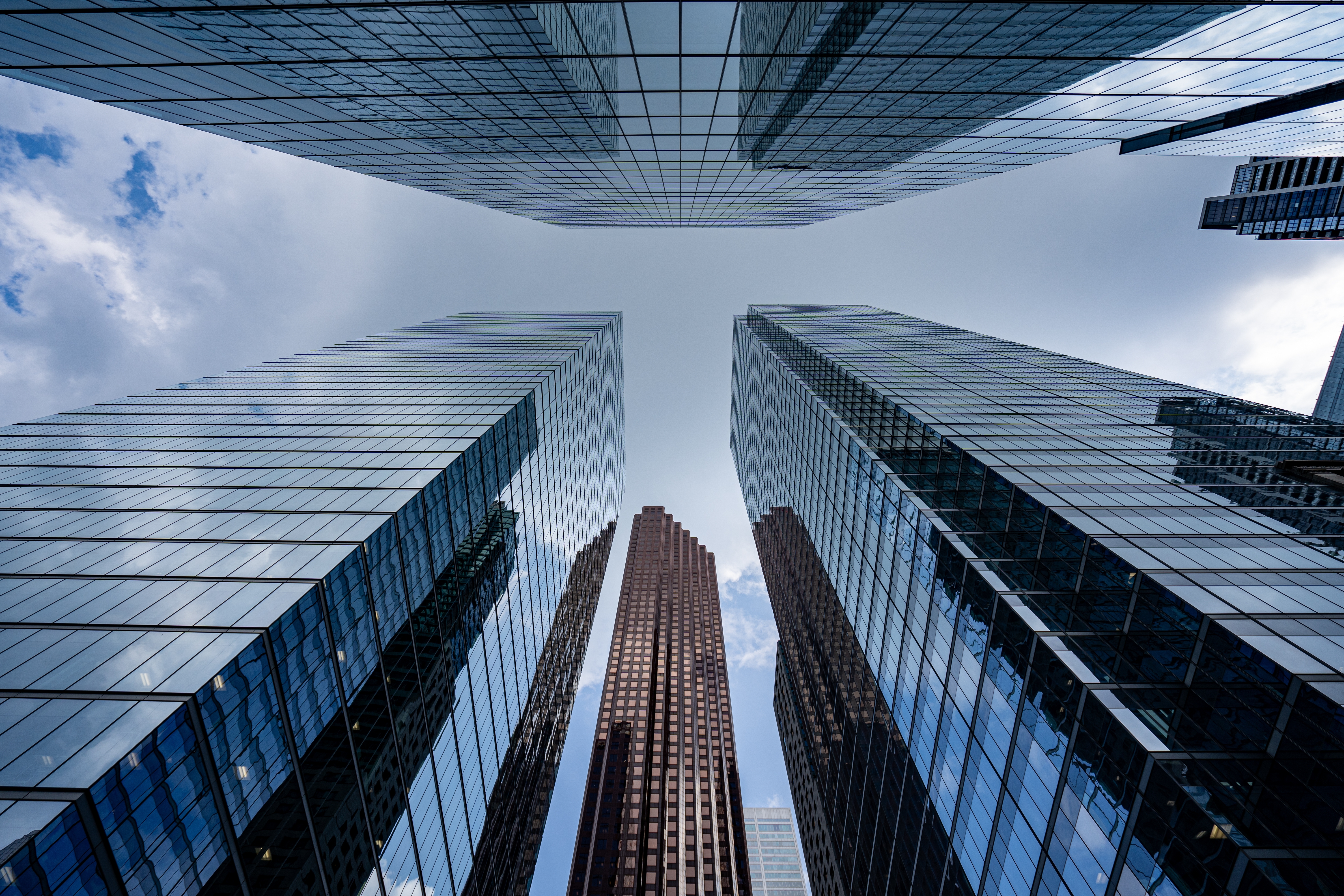 Corporate Services boardroom and skyline